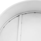 Round Display Pedestal Stand, Event Decor Display Plinth Stands, Bridal Shop Cylinder Plinth Raiser Table, Party Event Decor Circle Pedestal Stand for Boutiques Model Air Conditioner Heightening (White, 23.6*5.9in)
