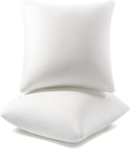 AM AEROMAX 16x16 Pillow Insert (Pack of 2) Memory Foam Throw Pillow Insert Sham Square for Decorative Cushion Bed Couch Sofa Without Deform After Longtime Use