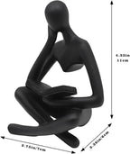 Reading Women Statue, Thinker Sculptures, Abstract Art Ornament, Modern Aesthetic Figurine Decoration, Suitable for Home Living Room Bedroom Office Shelf Table Desk Bookshelf Decor