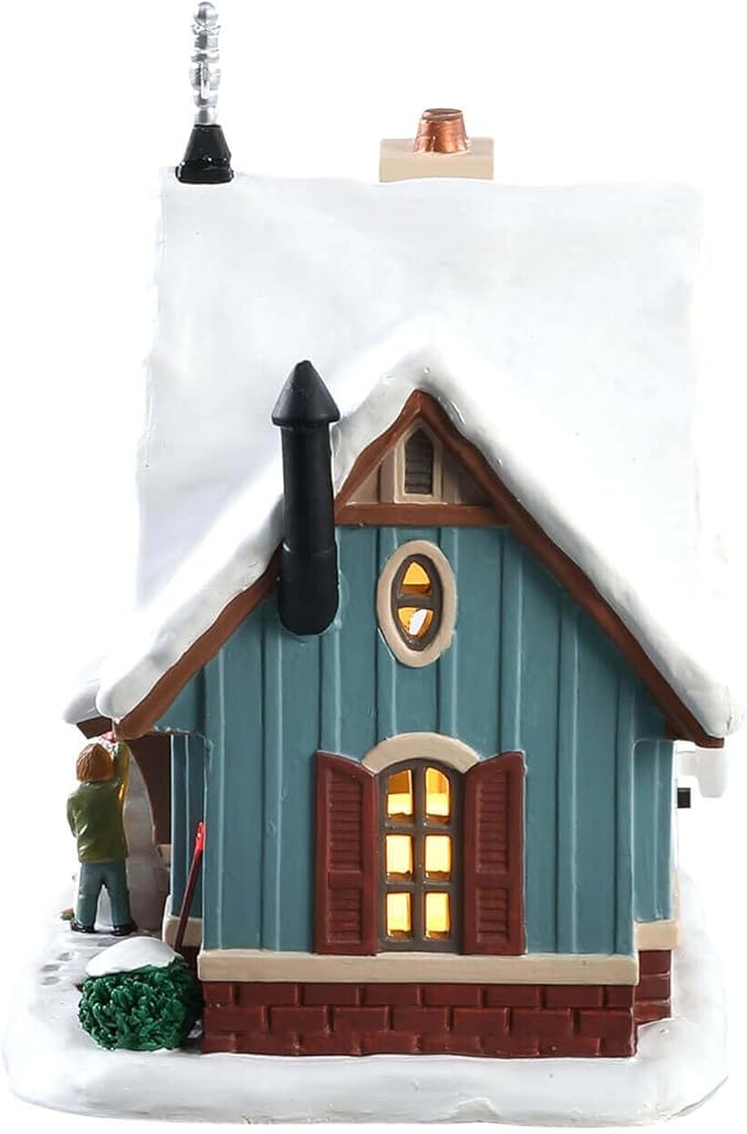 Lemax 85356 Caddington Village Lighted Building: Snow Day!