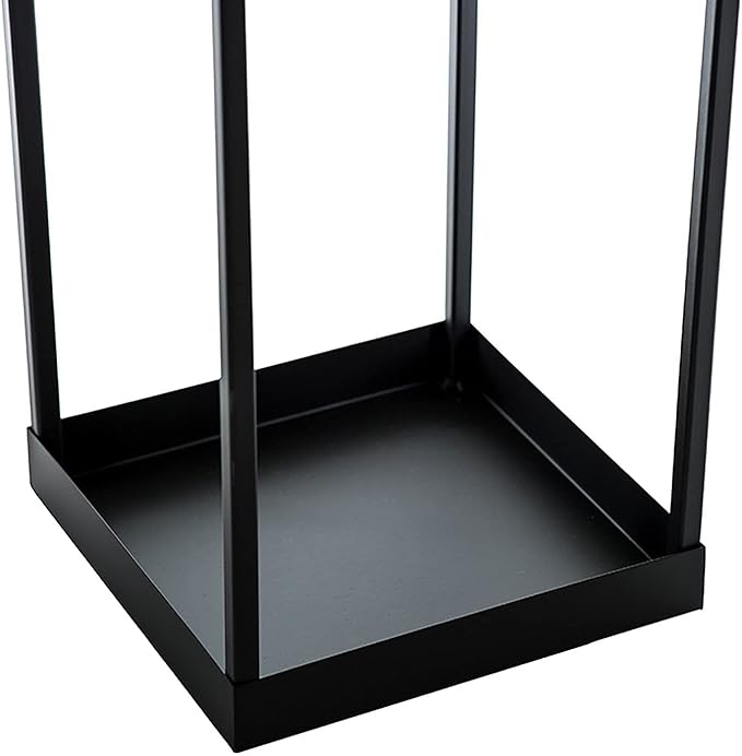 Indoor Umbrella Holder Stand,Umbrella Stand Modern Black Long Short Umbrella Holder, Creative Geometric Canes Golf Clubs Stand with Drip Tray, for Home Hotel Hallway Entrance Corner