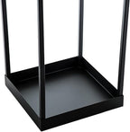 Indoor Umbrella Holder Stand,Umbrella Stand Modern Black Long Short Umbrella Holder, Creative Geometric Canes Golf Clubs Stand with Drip Tray, for Home Hotel Hallway Entrance Corner