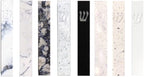 A&S Mezuzot Quartz Mezuzah Case with Engraved Shin Design Easy Peel and Stick Judaica Door Mezuza (Black Quarts, 7 Inches)