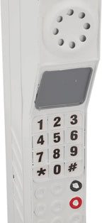Old Fashioned Cellular Phone Model Ornament Vintage Simulation Photographic Props Desktop Decoration, Retro Cellphone Model Collectible Vehicles Home Decor Accents (White)
