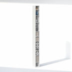 Furinno Fulda 10-Tier Closet Organizers and Storage, Open Shelf, Storage Organizer, 6-Inch Width, for Closet, Bedroom, White