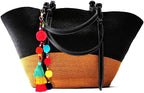 6Pcs Handcrafted Decorative Tassels for DIY Craft Home Décor Handmade Tassels Rose