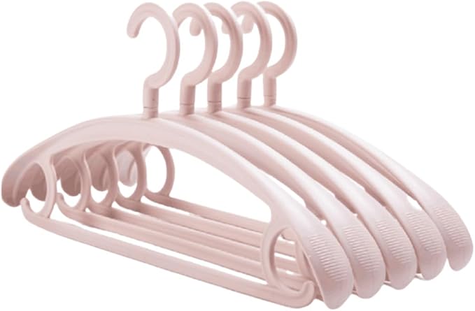 10 Pack Heavy Duty Coat Hangers 25lb Load Capacity Swivel Suit Clothes Wide Shoulder Jacket Thick Large Non Slip Hangers Pink