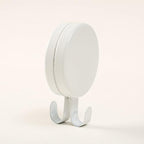 Magnetic Wreath Hanger Heavy Duty Magnet Hooks Hanging Supplies for Metal Door Refrigerator Christmas Wreaths Party Decoration Super Strong Magnetism (White, 2 Pack)