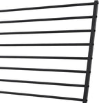 Scarf Organizer, Metal Hijab Organizer, 10 Tier Scarf Holder Hanger for Multiple Scarves, Freestanding Hijab Stand Belt Pants Hanging Rack for Home, Commercial, Clothing Store (Black, 120cm)