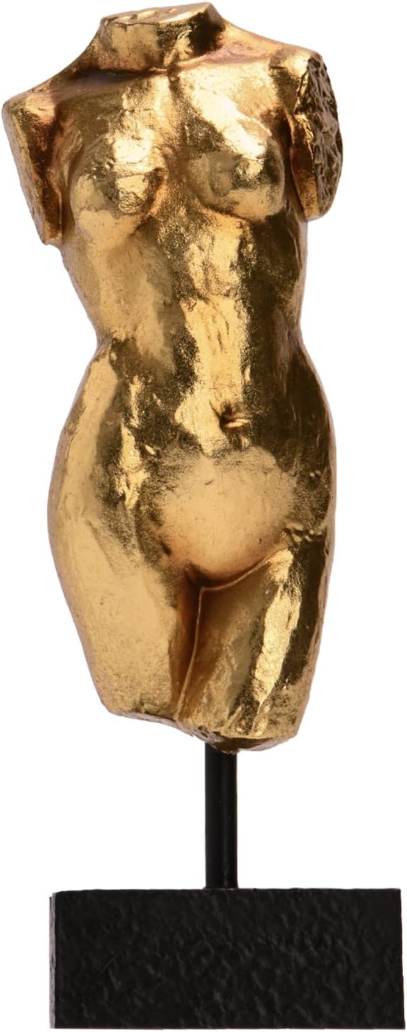 Guichifun Sculptures Home Decor Bust Female Statue - Figure Resin Decoration Modern Decorative Figures Home Art Sculpture Christmas Birthday Gifts for Men&Women 2.25 X 1.5 X 7.5 Inch