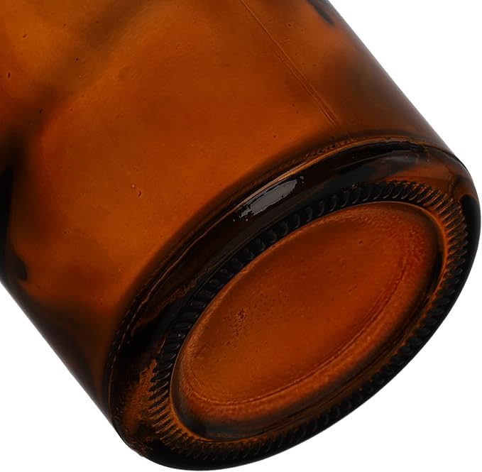 YOUEON 16 Pack Amber Glass Bud Vases, Small Bud Vases in Bulk, Glass Flower Vases for Centerpieces, Vintage Decorative Bottle Vases for Flowers, Home Decor, Wedding Reception, Office