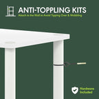 Furinno Turn-N-Tube 4-Tier Multipurpose Shelf Display Rack, Round Tubes, Dark Cherry/Black