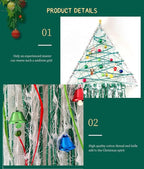 Christmas Tree Dream Catcher Handmade Christmas Dreamcatcher Hanging Decoration Home Wall Decoration Craft Ornament