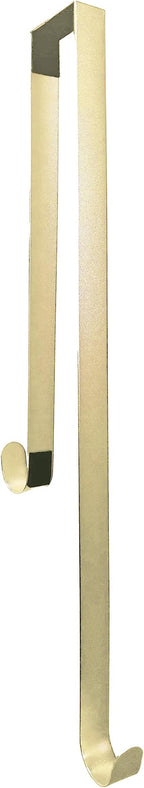 Haute Decor Dual-Sided Over The Door Wreath Hanger (Glimmering Gold) Hang Decorations on Both Sides of Your Door - Holds Even Heavy swags and Wreaths, up to 20 pounds on Each Side