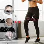 Fitness Resistance Bands for Stretching and Yoga, Numbered Resistance Band with Clear Markings, 8-Section Elastic Exercise Band for Pilates, Flexibility Training, Full Body Workout