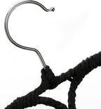Tosnail Pack of 2 Scarf Hanger Holder Organizer Space Saver for Tie, Belt, Scarves, Socks - Black
