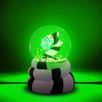 Beetlejuice Sandworm Mini Light-Up Snow Globe with Swirling Glitter Display | 3 Inches Tall