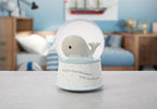 Precious Moments Mightier Than the Waves Brahms' Lullaby Whale Musical Resin/Glass Snow Globe, One Size, Multicolor