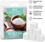 UCC Plant Based All Natural Wax Melts, Strong Fragrance, Long Lasting Premium Soy Scented Melts Cubes, Wax Melts Tarts, Colored Wax Melt - 4 Pack