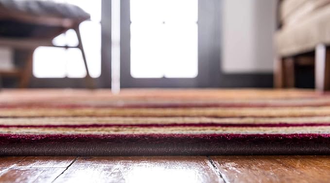 Unique Loom Barista Collection Area Rug - Icatu (8' x 10' Rectangle Beige/Brown)