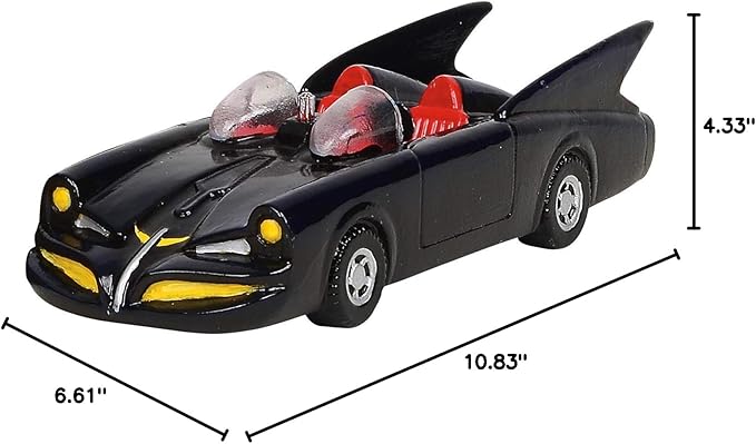 Department 56 DC Comics Village Batman Batcave Entrance and Batmobile Lit Building and Accessory Set, 4.33 Inch, Multicolor