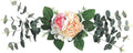 Fun Express Pink Peony Faux Floral Swag 27" - Home Decor - 1 Piece