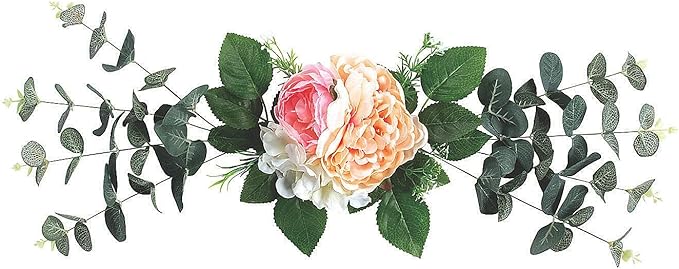 Fun Express Pink Peony Faux Floral Swag 27" - Home Decor - 1 Piece