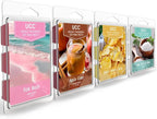 UCC Wax Melts, Premium Plant Based Natural Soy Scented Melts Cubes, Wax Melts Tarts, Colored Wax Melt Gift-4 Pack