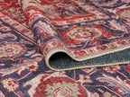 Keen Home Design 5x7 Rug - Machine Washable Area Rug with Non-Slip Backing, Ideal for Living Room, Dining Room, Bedroom - Vintage, Easy Clean, Durable, Low Pile Rug - (5' x 7')