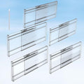 5 Pack 6" High Adjustable Drawer Dividers for Clothes,Expandable From 12-20" Clear Drawer Organizers, PC Plastic Separators for Dresser/Bedroom/Bathroom/Kitchen/Office Storage