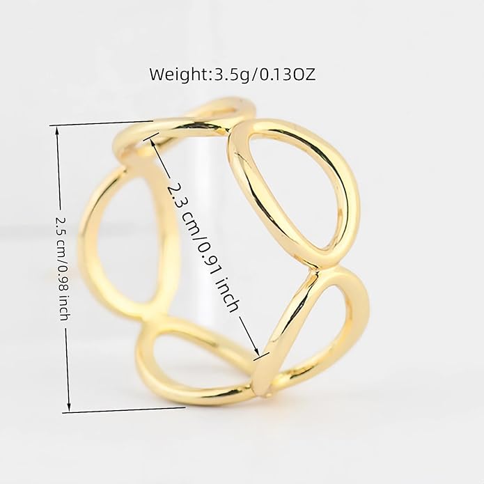 SYWDUDUCLT Scarf Ring for Women's Shawl, Silk Neckerchief, Tshirt, Gold/Sivler, S/M/L, 2 Pcs