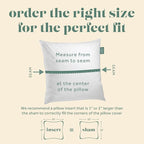 ComfyDown Decorative Throw Pillow Insert, Down and Feather Fill, 100% Cotton Cover, 233 Thread Count - Made in USA (16" X 30")