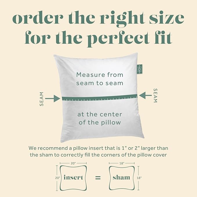 ComfyDown Set of 2 14x22 Decorative Throw Pillow Insert, Down and Feathers Fill, 100% Cotton Cover 233 Thread Count, Rectangle Pillow Insert - Made in USA