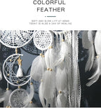 Set of 5 Large Boho Dream Catcher Wall Hanging, Native American Indian Decor, Witchy Macrame Dreamcatcher, DIY Kit for Adults and Kids, Vintage Wall Decor for Bedroom and Wedding