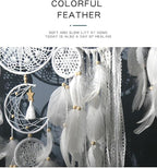 5 Pack Moon Phase Dreamcatcher Set Boho Wall Decor, Boho Macrame Wall Hanging Dream Catchers, for Home, Bedroom, Living Room, Witchy Gifts (Pink)