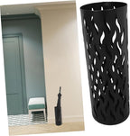 Sosoport Metal Round Umbrella Stand Rack Stylish Umbrella Holder for Indoor Outdoor Use Elegant Design for Entryway Living Room Patio Office Versatile Umbrella Storage