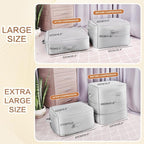 Space saver bag,for quilts, duvets or other fluffy clothing.Measures 21" L x 16.5" W x 11.2" H when unfolded and 21" L x 16.5" W x 4.8" H when compressed.Pink