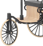 Fdit Retro Alloy Tricycle Ornament High Simulation Classic Car Model 1:12 Scale Decoration for Home, Ideal Model Collectors, Suitable for Wine Cabinet Entrance Decor, Durable and Sturdy Design
