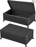 Under Bed Drawers on Wheels, XXXXL Size, UnderBed Storage with Wheels, Wooden Under Bed Storage, Underbelly Storage, Heavy Duty, Patented Design
