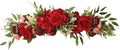BFYDOAA Rose Swag Flowers,Wedding Arch Flowers Artificial Rustic Flower Swag Green Leaves Rose Peony Door Wreath for Wedding Arch Front Door House Wall Decoration