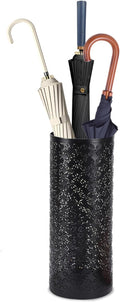 Metal Round Umbrella Stand Rack,Free Standing Umbrella Holder Bin, Canes Walking Sticks Holder for Entryway, Home, Office (Round)