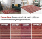 Keen Home Design 2x3 Rug - Machine Washable Entry Rug with Non-Slip Backing, Ideal for Enteryway, Kitchen, Bathroom, Laundry Room - Vintage, Easy Clean, Durable, Low Pile Rug - (2' x 3')