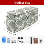 Remote Control Holder, Non Slip Bedside Armchair Caddy, Recliner Arm Caddy Armrest Organizer with 14 Pockets for Cell Phone TV Remote Control Magazines