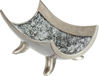 Creative Scents Schonwerk Silver Centerpiece Bowl - Coffee Table Decor - Centerpiece Table Decorations for Dining Room Living Room or Entry Table - Decorative Bowl - Best Wedding/Birthday Gift