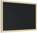 U Brands Chalkboard, 18" x 24" Inches, Light Birch Wood Frame (310U00-01)