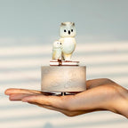 Owl Music Box Figurine, Sculpted Hand-Painted Musical Figure Gifts, for Birthday Mothers Day Anniversary, Play You are My Sunshine