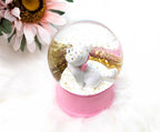 Disney Aristocats Marie Je Suis Adorable Light-Up Adult Snow Globe with Swirling Glitter Display Piece | 6 Inches Tall