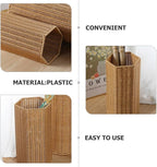 Mobestech Artificial Rattan Umbrella Holder for Indoor Use Large Capacity Plastic Umbrella Storage Stand for Entryway Versatile Design for Home and Office Also Great for Yoga Mat Storage