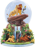 Disney Bradford Exchange Lion King Musical Glitter Globe - Simba Nala Rafiki