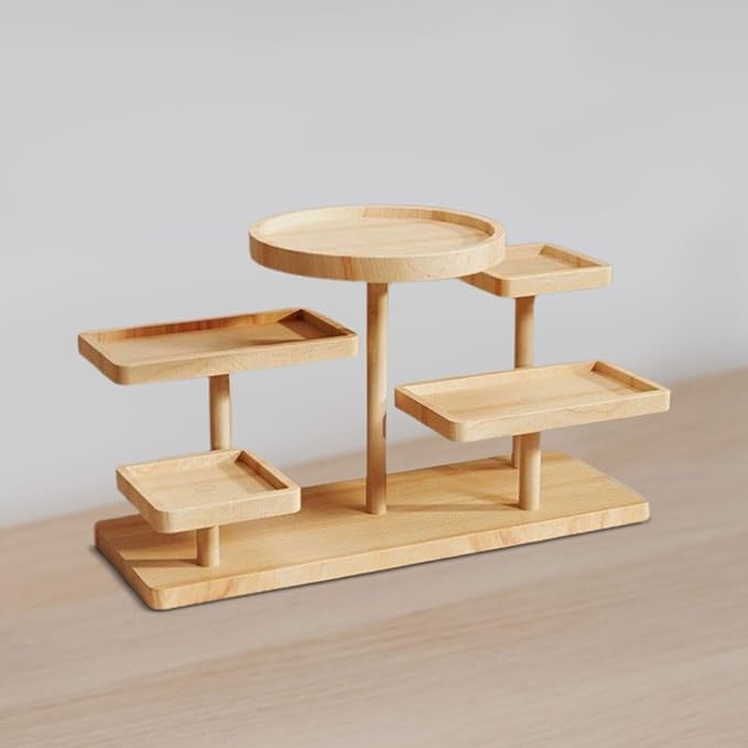 Multi-Layer Display Rack, Collection Statue, Counter Display Rack, Stand for Home Parties, 30x13.5x23cm